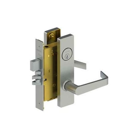 3810 Grade 1 Mortise Lock - Passage Esc Us26d Wlm